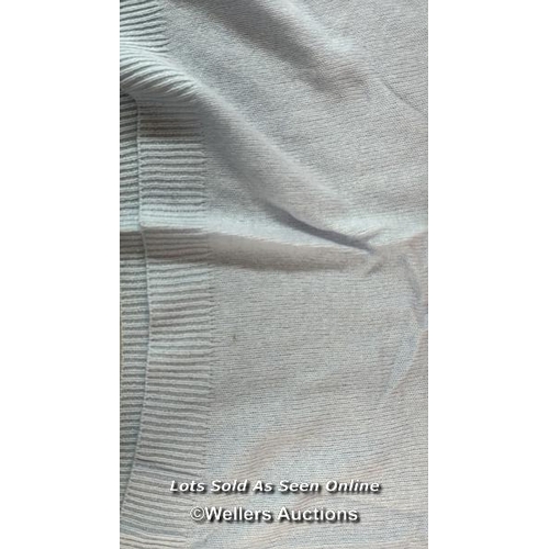 8256 - RRP: 415 - FRAME RUCHED SLEEVE CASHMERE SWEATER / M / NEW WITH IMPERFECTIONS / SEE IMAGES / S28