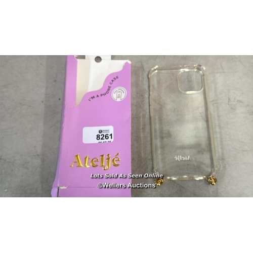 8261 - ATELJE IPHONE 12 PRO MAX TRANSPARENT / NEW IN OPEN BOX / SEE IMAGES / S28