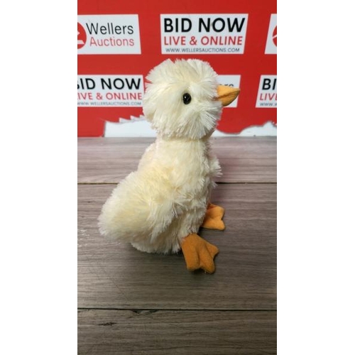 5236 - RRP: 6.99 - AURORA, 40441, MINI FLOPSIES SPRING COLLECTION QUACKER, 6IN, SOFT TOY, YELLOW / SEE IMAG... 