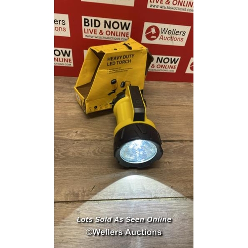 1078 - RRP: 19.99 - AA HEAVY DUTY LED TORCH AA3881 � 180 M BEAM DISTANCE, ADJUSTABLE BASE 6 ANGLES, 120 LUM... 