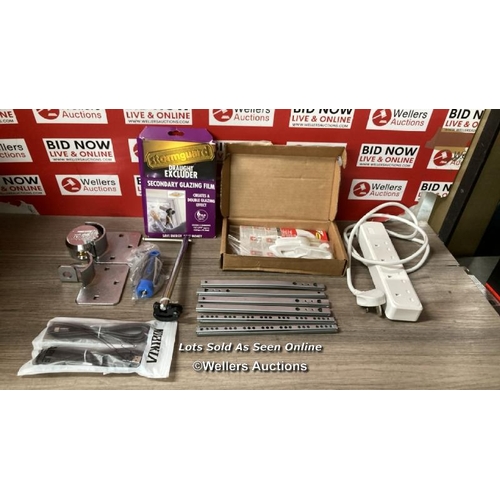 1114 - SELECTION OF HOME ITEMS WORTH APPROX £75.00 INCL: RRP: 8.99 - COMMAND MEDIUM DESIGNER HOOKS, WHITE -... 