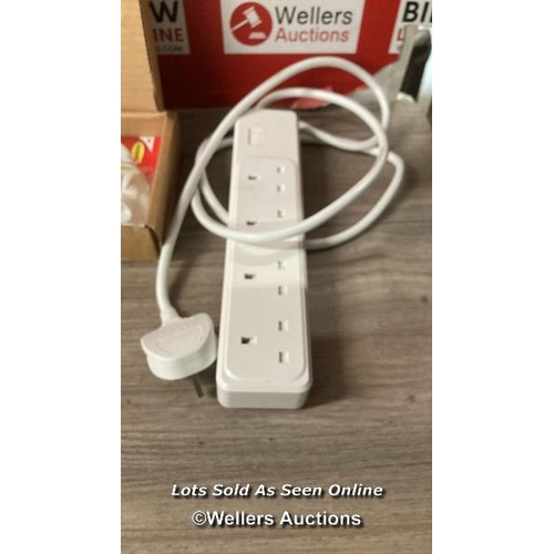 1114 - SELECTION OF HOME ITEMS WORTH APPROX £75.00 INCL: RRP: 8.99 - COMMAND MEDIUM DESIGNER HOOKS, WHITE -... 