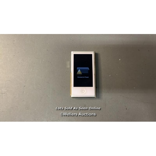 9602 - APPLE IPOD NANO 7TH GEN/ MODEL: A1446/ 16GB/ SILVER