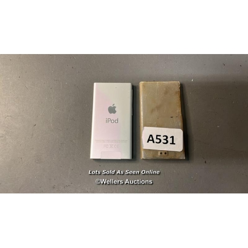 9602 - APPLE IPOD NANO 7TH GEN/ MODEL: A1446/ 16GB/ SILVER