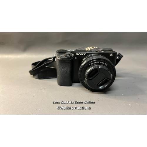 9614 - CAMERA SONY/ MODEL: CX 6000/ SN: 3918809