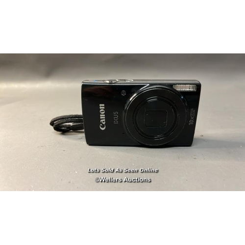 9615 - CAMERA CANON IXUS 180/ MODEL: PC2266 INC. 2 EXTRA BATTERIES