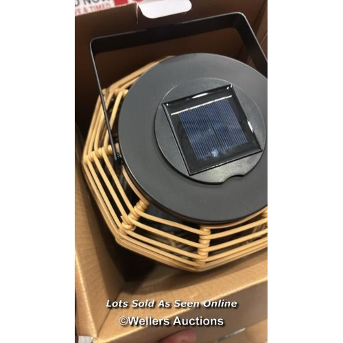 1006 - UMATILLA SOLAR INTERGRATED LED OUTDOOR LAMP / VIEW, BID AND BUY IN THE ROOM, THEN TAKE AWAY THE SAME... 