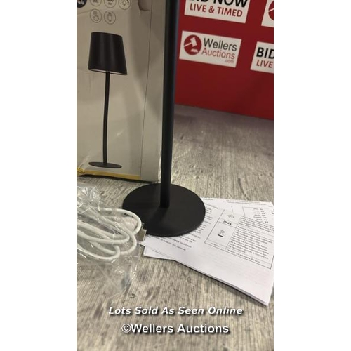 1010 - GOODHOME QUELEA RECHARGABLE TABLE LAMP / VIEW, BID AND BUY IN THE ROOM, THEN TAKE AWAY THE SAME DAY ... 