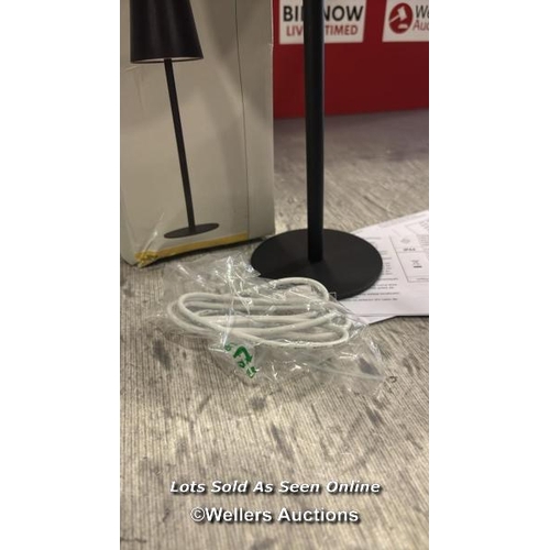 1010 - GOODHOME QUELEA RECHARGABLE TABLE LAMP / VIEW, BID AND BUY IN THE ROOM, THEN TAKE AWAY THE SAME DAY ... 