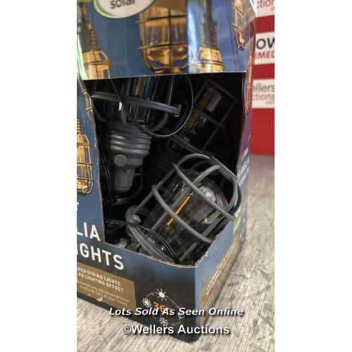 1012 - SMART SOLAR ANGLIA STRING LIGHTS / VIEW, BID AND BUY IN THE ROOM, THEN TAKE AWAY THE SAME DAY / VIEW... 