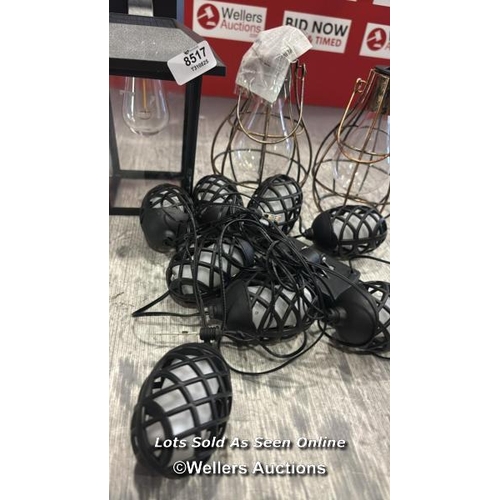 1019 - 4X ASSORTED OUTDOOR LIGHTS / VIEW, BID AND BUY IN THE ROOM, THEN TAKE AWAY THE SAME DAY / VIEWING FR... 