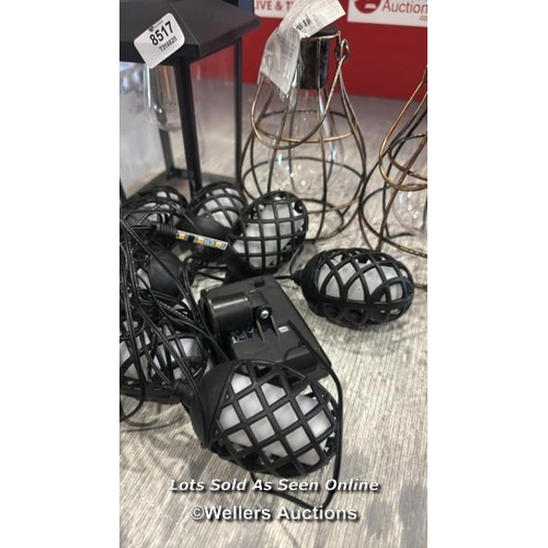 1019 - 4X ASSORTED OUTDOOR LIGHTS / VIEW, BID AND BUY IN THE ROOM, THEN TAKE AWAY THE SAME DAY / VIEWING FR... 