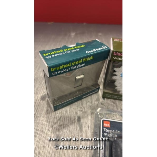 1020 - 4X ASSORTED LIGHT SWITCHES  / VIEW, BID AND BUY IN THE ROOM, THEN TAKE AWAY THE SAME DAY / VIEWING F... 