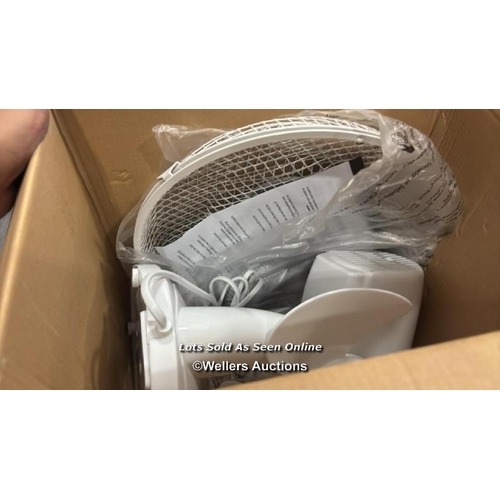 1024 - BENROSS PORTABLE COOL AIR DESK FAN / VIEW, BID AND BUY IN THE ROOM, THEN TAKE AWAY THE SAME DAY / VI... 