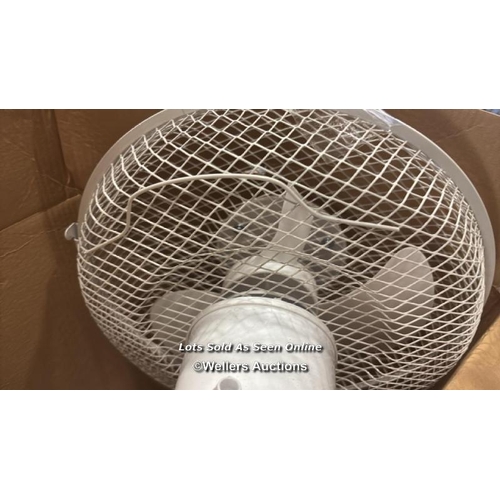 1026 - BENROSS PORTABLE COOL AIR DESK FAN / VIEW, BID AND BUY IN THE ROOM, THEN TAKE AWAY THE SAME DAY / VI... 