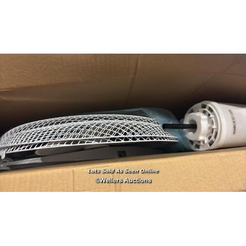1029 - WHITE STAND FAN 16INCH 3 SPEED / VIEW, BID AND BUY IN THE ROOM, THEN TAKE AWAY THE SAME DAY / VIEWIN... 