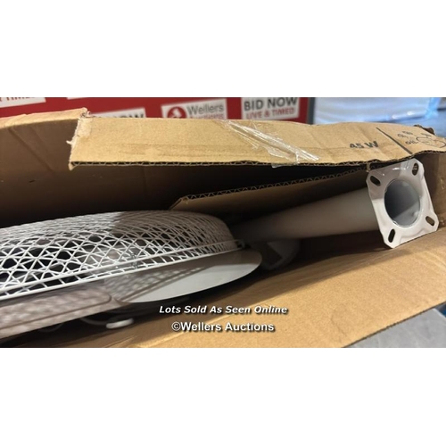 1031 - WHITE STAND FAN 16INCH 3 SPEED / VIEW, BID AND BUY IN THE ROOM, THEN TAKE AWAY THE SAME DAY / VIEWIN... 