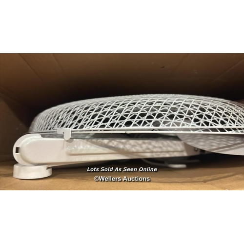 1031 - WHITE STAND FAN 16INCH 3 SPEED / VIEW, BID AND BUY IN THE ROOM, THEN TAKE AWAY THE SAME DAY / VIEWIN... 