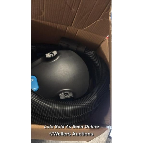 1038 - MAC ALLISTER 16L POLY WET/DRY VACUUM CLEANER / VIEW, BID AND BUY IN THE ROOM, THEN TAKE AWAY THE SAM... 