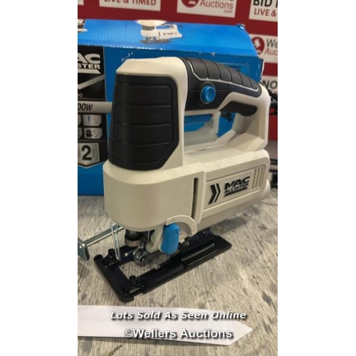 1039 - MAC ALLISTER MULTIPENDULUM JIGSAW 600W / VIEW, BID AND BUY IN THE ROOM, THEN TAKE AWAY THE SAME DAY ... 