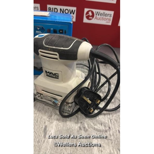 1040 - MAC ALLISTER 220W 1/4 SHEET SANDER / VIEW, BID AND BUY IN THE ROOM, THEN TAKE AWAY THE SAME DAY / VI... 