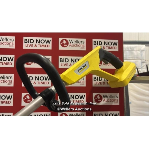 1056 - KARCHER BATTERY POWERED GRASS TRIMMER / NO BATTERY / VIEW, BID AND BUY IN THE ROOM, THEN TAKE AWAY T... 
