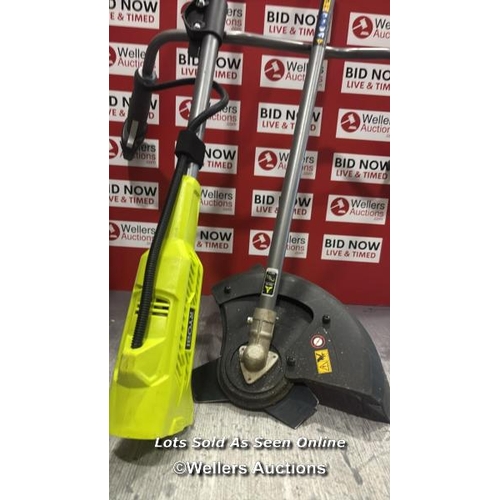 1057 - RYOBI OBC1820B 30CM LINE TRIMMER / NO BATTERY / VIEW, BID AND BUY IN THE ROOM, THEN TAKE AWAY THE SA... 
