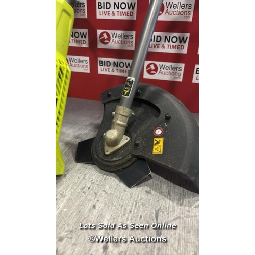 1057 - RYOBI OBC1820B 30CM LINE TRIMMER / NO BATTERY / VIEW, BID AND BUY IN THE ROOM, THEN TAKE AWAY THE SA... 