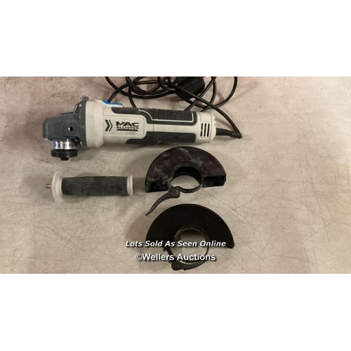 1085 - MAC ALLISTER 115M 750W ANGLE GRINDER / VIEW, BID AND BUY IN THE ROOM, THEN TAKE AWAY THE SAME DAY / ... 