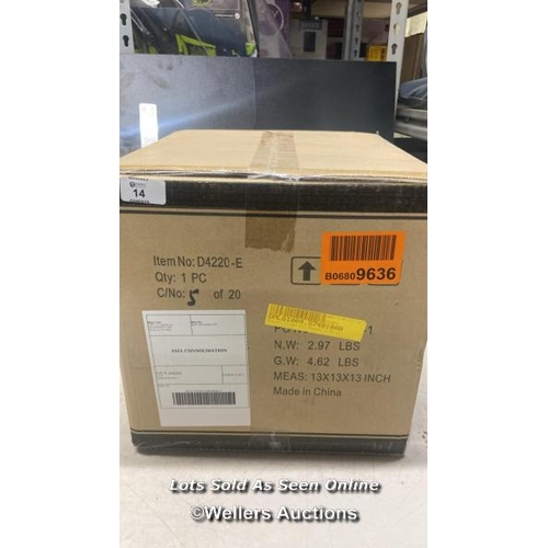 14 - RRP: 77.99 - HOUSE OF HAMPTON BRAXTON 1-LIGHT SINGLE DOME PENTDANT / BRAND NEW & SEALED - SEE ALL IM... 