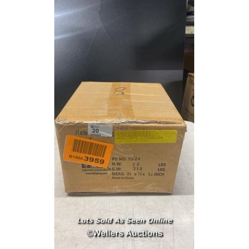 20 - RRP: 67.99 - WROUGHT STUDIO PETTEY 1-LIGHT SINGLE BULB PENDANT / BRAND NEW & SEALED - SEE ALL IMAGES... 