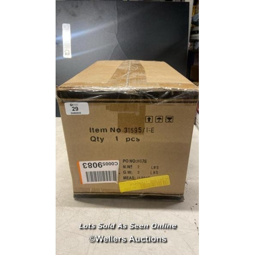 29 - RRP: 156.74 - IVY BRONX 1 - LIGHT DOME PENDANT / BRAND NEW & SEALED - SEE ALL IMAGES / VIEW, BID AND... 