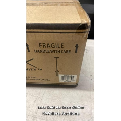 32 - RRP: 92.99 - BOROUGH WHARF KARLA 1-LIGHT CYLINDER PENDANT / BRAND NEW & SEALED - SEE ALL IMAGES / VI... 