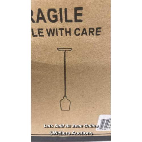 40 - RRP: 98.99 - HIGHLAND DUNES 1-LIGHT SINGLE JAR PENDANT / BRAND NEW & SEALED - SEE ALL IMAGES / VIEW,... 