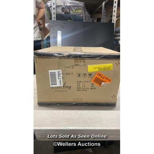 48 - RRP: 64.99 - GRACIE OAKS JAMIYA 1-LIGHT DOME PENDANT / BRAND NEW & SEALED - SEE ALL IMAGES / VIEW, B... 