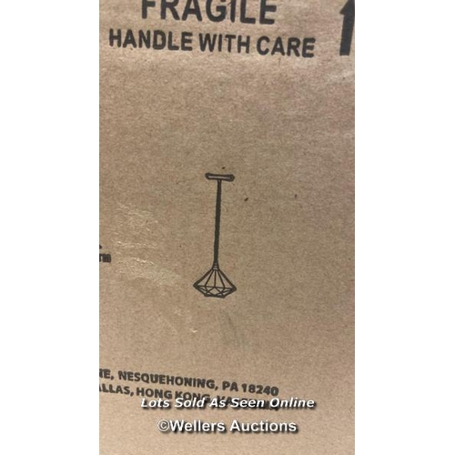 5 - RRP: 74.99 - LATITUDE RUN 1-LIGHT SINGLE GEOMETRIC PENDANT / BRAND NEW & SEALED - SEE ALL IMAGES / V... 