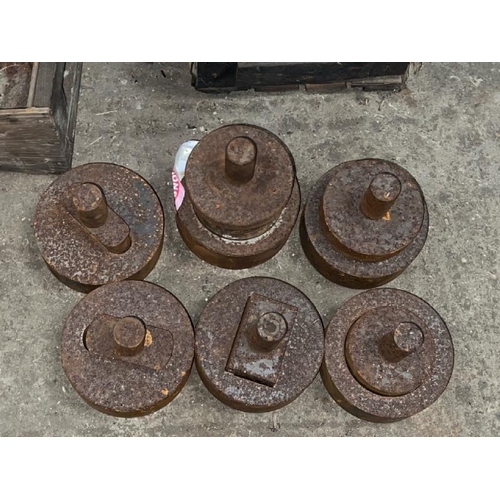 106 - X6 ASSORTED PRESS PUNCHES