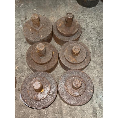 107 - X6 ASSORTED PRESS PUNCHES
