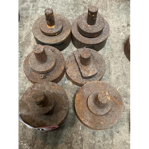 108 - X6 ASSORTED PRESS PUNCHES