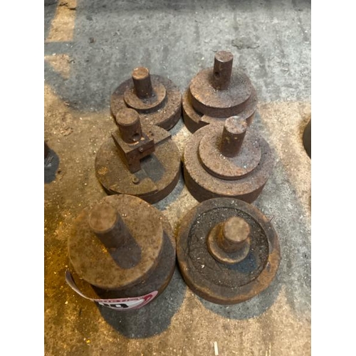 109 - X6 ASSORTED PRESS PUNCHES