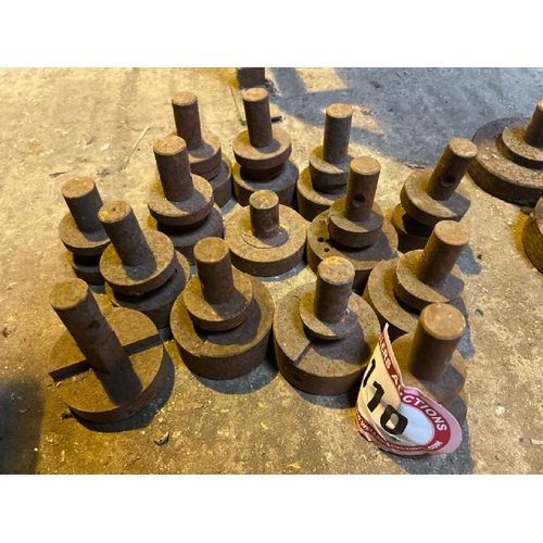 110 - X14 ASSORTED PRESS PUNCHES