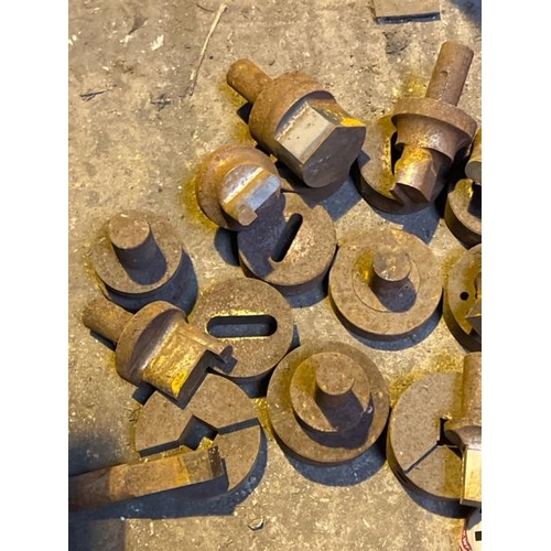 110 - X14 ASSORTED PRESS PUNCHES