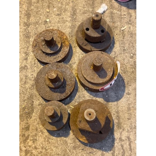112 - X6 ASSORTED PRESS PUNCHES
