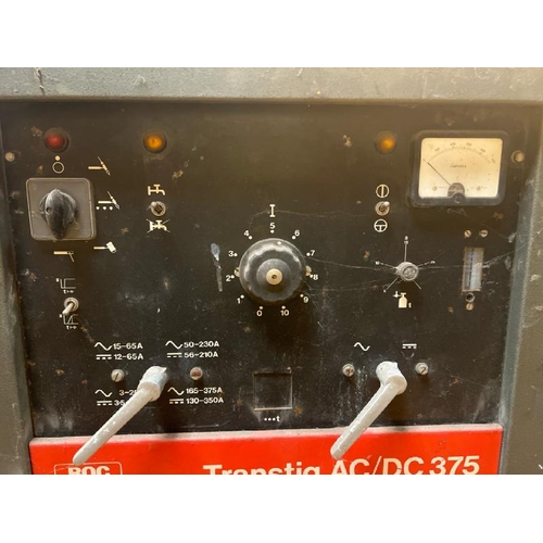 119 - BOC TRANSTIG AC/DC 375  TIG WELDER