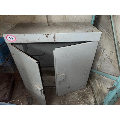 15 - METAL ELECTICAL CABINET