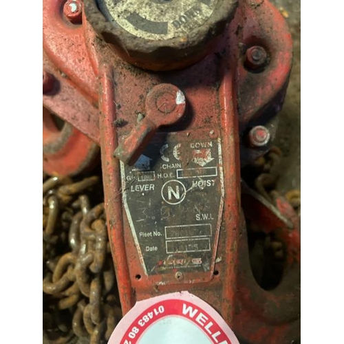 64 - 3 TONNE LEVER HOIST AND CHAIN