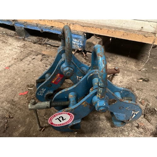 72 - X2 HEAVY DUTY BEAM CLAMPS