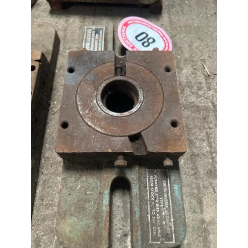 80 - HUNTON FLY PRESS BOLSTER