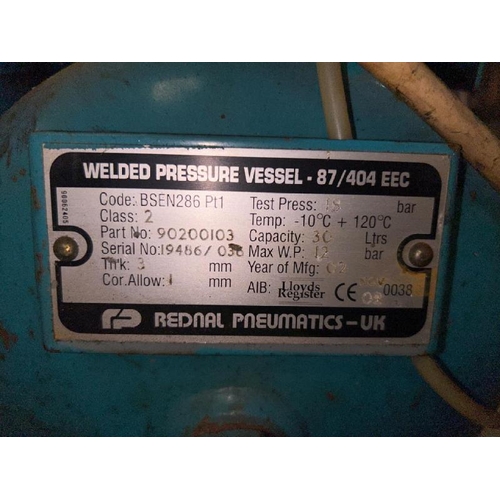 91 - AIR COMPRESSOR WITH EXTRA TANK