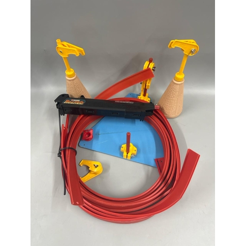 Corgi Rockets super booster car track and stands. /AN10